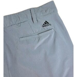 Adidas Golf Pants Men's 34X30 GRAY Stretch Logo Lightweight